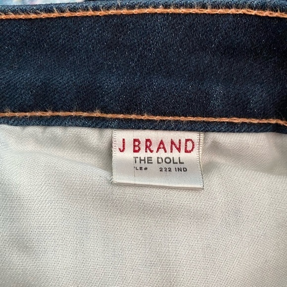 J Brand The Doll High Waisted Flare Bell Bottom Dark Wash Denim Jeans Women’s 28 - Picture 9 of 16